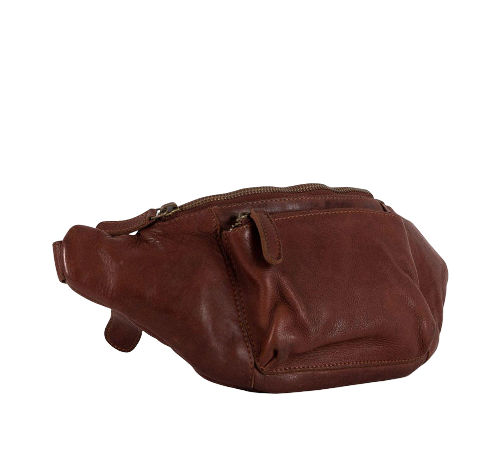 Gianni Conti midjeveske Vintage Cognac-Veske-BagBrokers