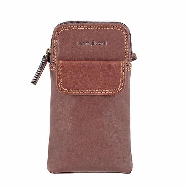Gianni Conti miniveske Dark Brown-Vesker-BagBrokers