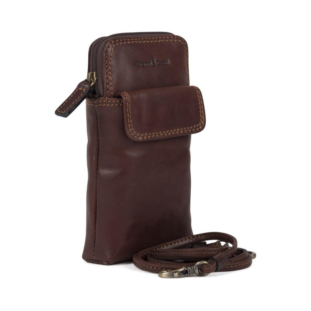 Gianni Conti miniveske Dark Brown-Vesker-BagBrokers