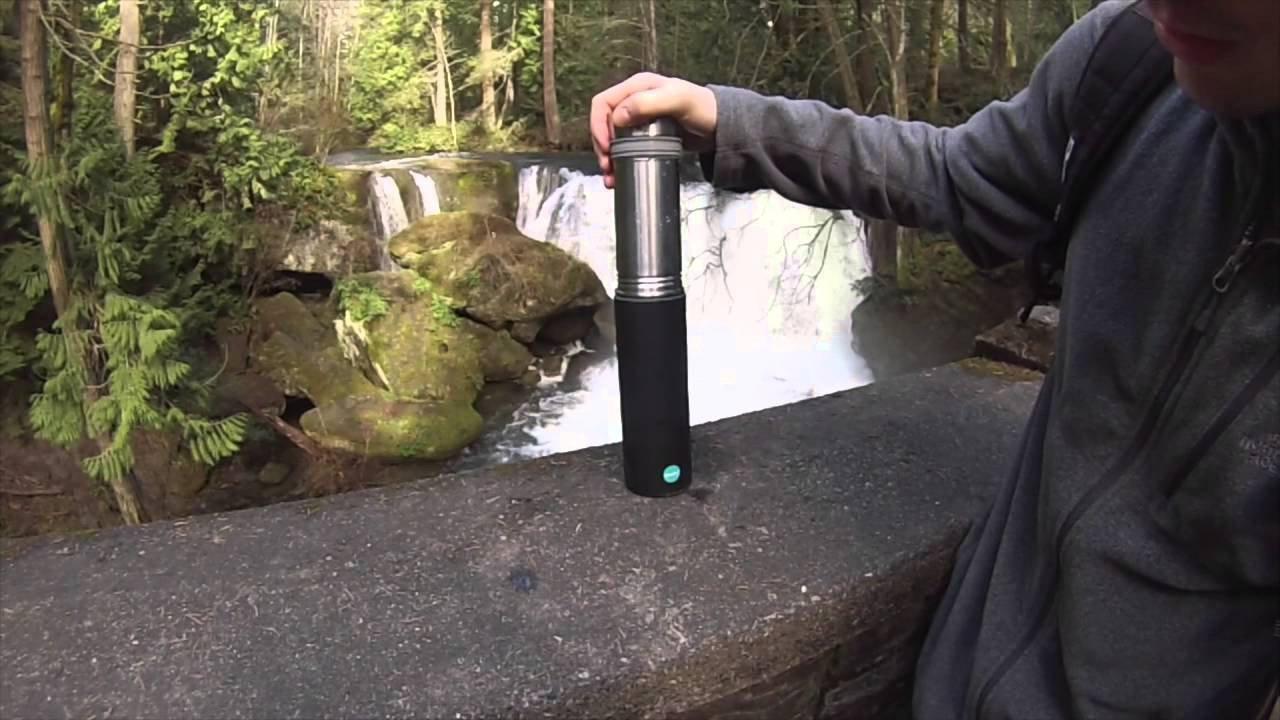 -Grayl. Drikkeflaske/presskanne med G3+ filter Stål/ Turkis-BagBrokers