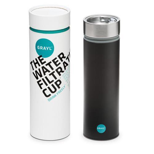 -Grayl. Drikkeflaske/presskanne med G3+ filter Sort/ grå-BagBrokers