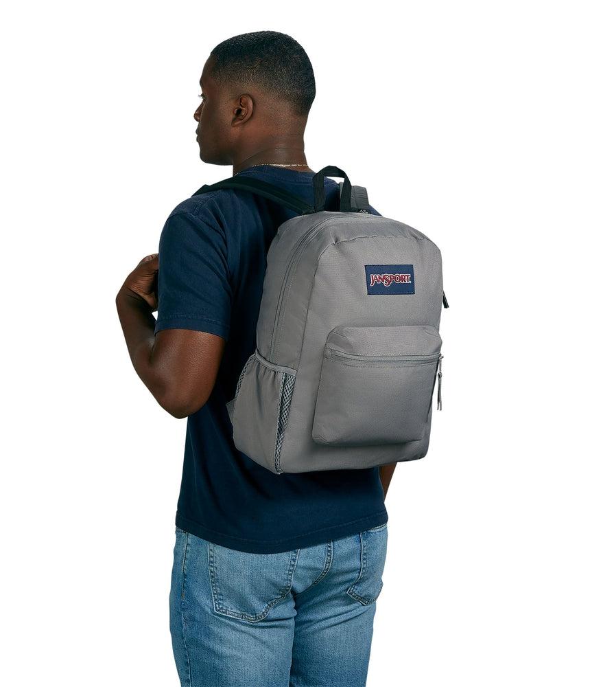 JanSport Cross Town sekk 26 liter Grå-Ryggsekker-BagBrokers