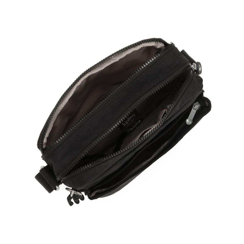 Kipling Abanu Medium Crossbody-veske Black Noir-Veske-BagBrokers