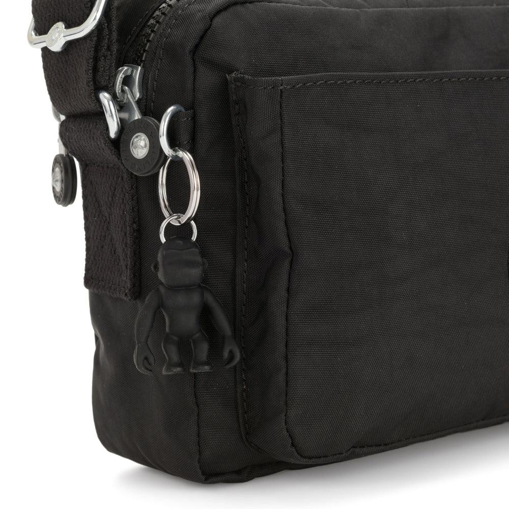 Kipling Abanu Medium Crossbody-veske Black Noir-Veske-BagBrokers