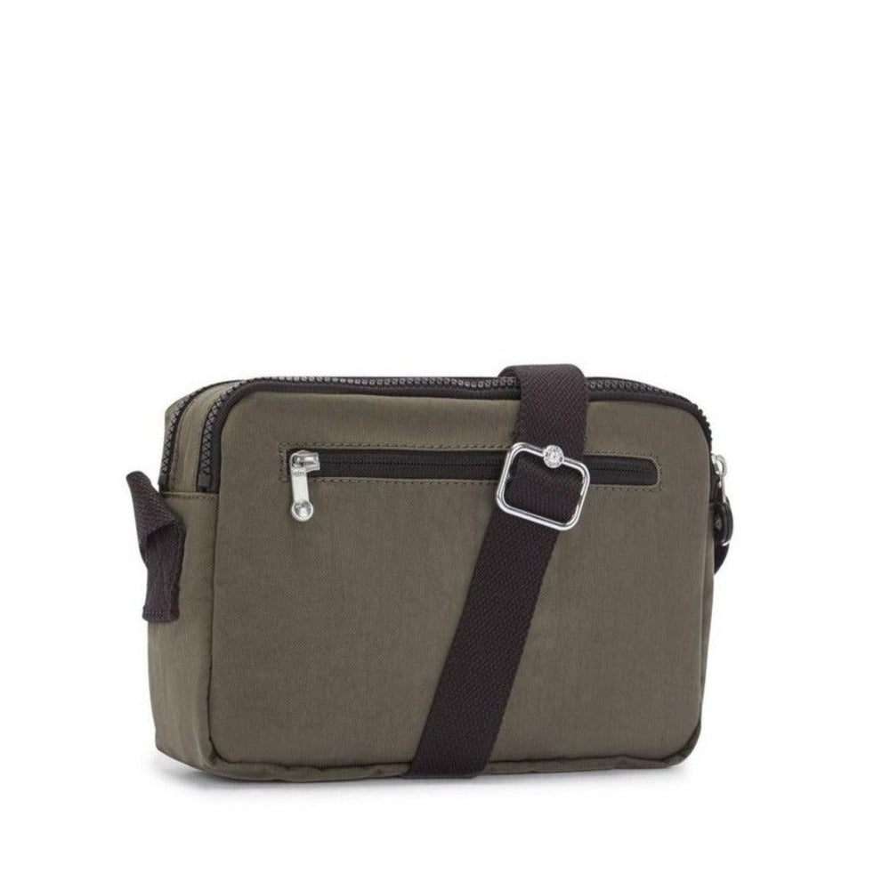 Kipling Abanu Medium Crossbody-veske Green Moss-Veske-BagBrokers