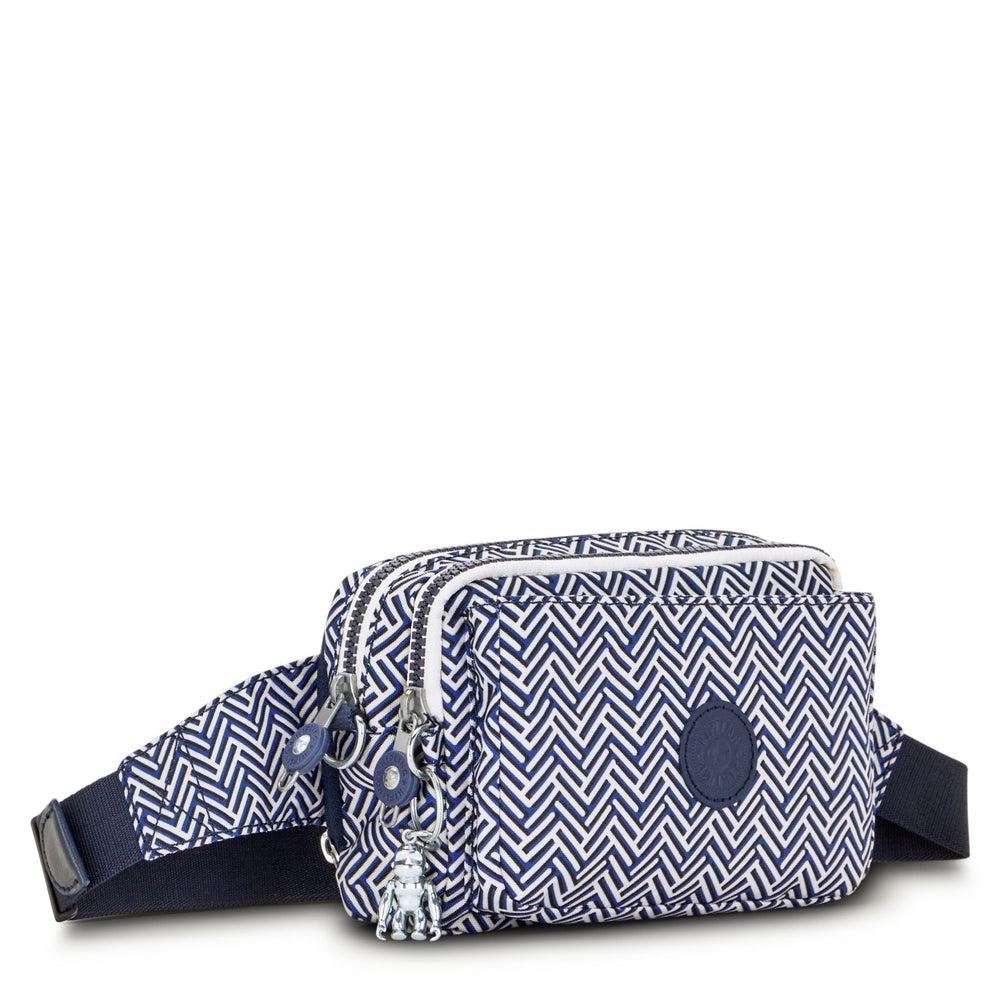 Kipling Abanu Multi mini 2-in-1 Crossbody og midjeveske Urban Chevron-Veske-BagBrokers