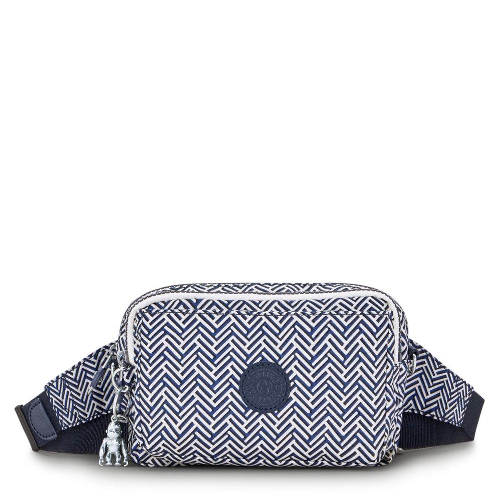 Kipling Abanu Multi mini 2-in-1 Crossbody og midjeveske Urban Chevron-Veske-BagBrokers