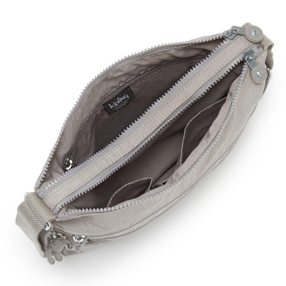Kipling Alvar Medium skulderveske Grey Gris-Veske-BagBrokers