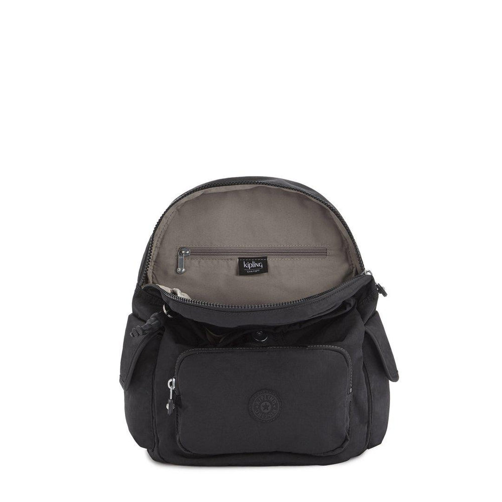 Kipling City Pack S liten ryggsekk Black Noir-Ryggsekker-BagBrokers