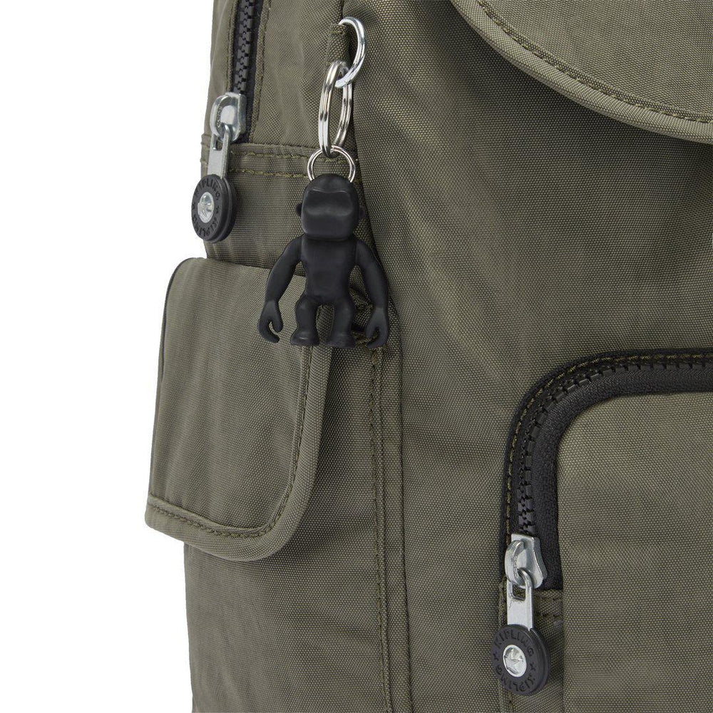 Kipling City Pack S liten ryggsekk Green Moss-Ryggsekker-BagBrokers