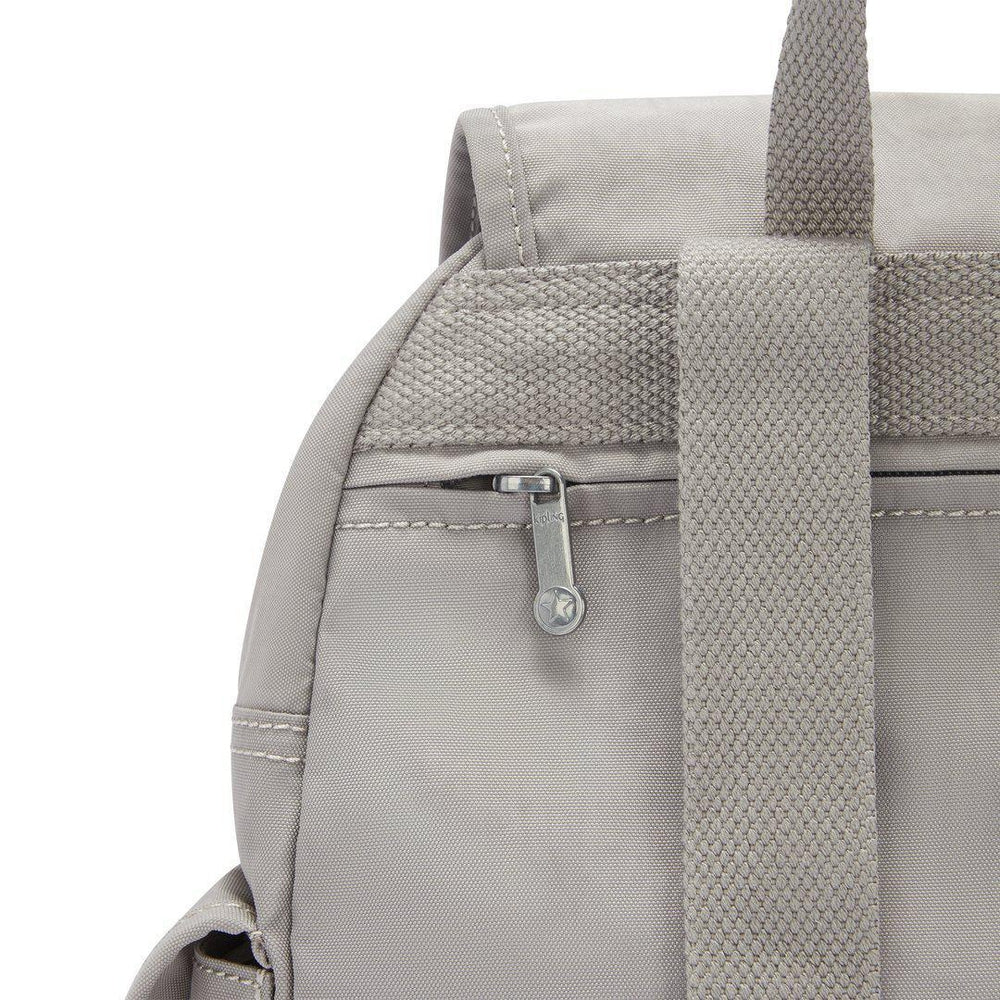 Kipling City Pack S liten ryggsekk Grey Gris-Ryggsekker-BagBrokers