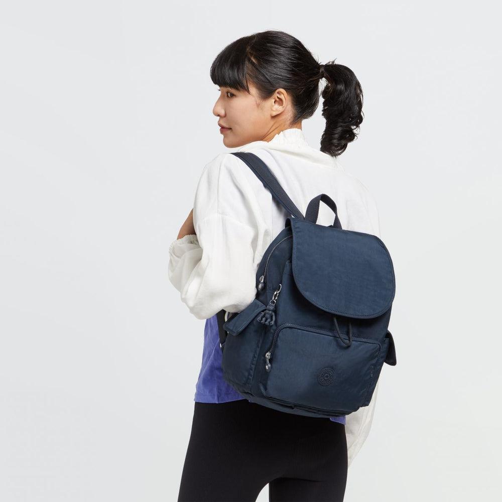 Kipling City Pack medium ryggsekk Blue Bleu-Ryggsekker-BagBrokers