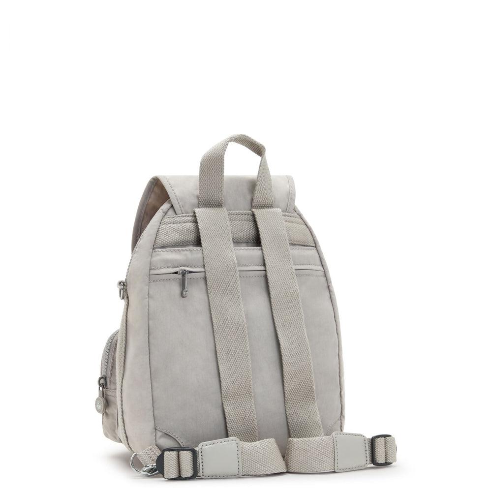 Kipling Firefly Up ryggsekk/skulderveske Grey Gris-Ryggsekker-BagBrokers