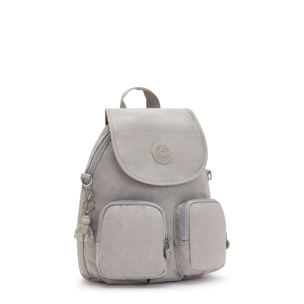 Kipling Firefly Up ryggsekk/skulderveske Grey Gris-Ryggsekker-BagBrokers