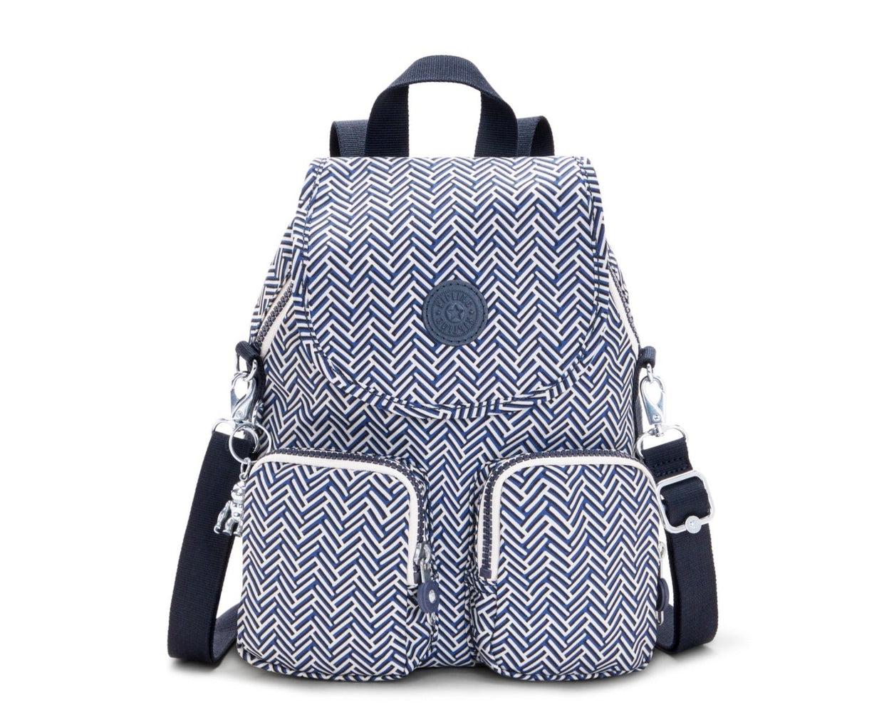 Kipling Firefly Up ryggsekk/skulderveske Urban Chevron-Ryggsekker-BagBrokers