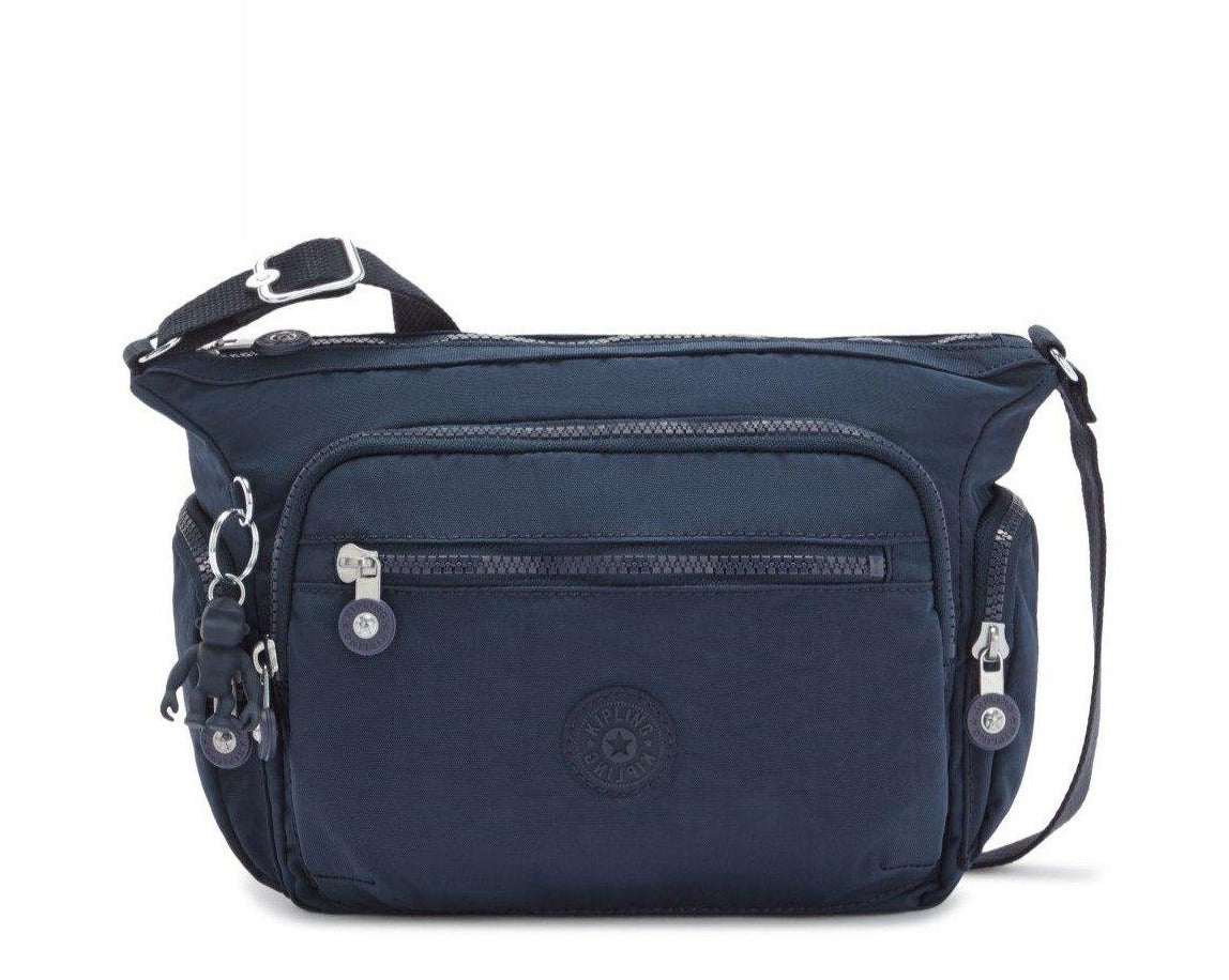Kipling Gabbie medium skulderveske blue bleu-Veske-BagBrokers