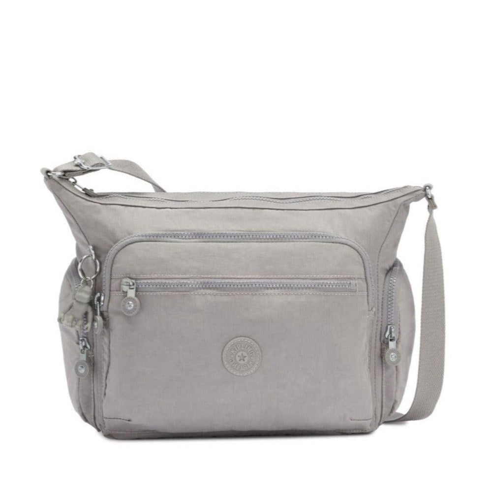 Kipling Gabbie medium skulderveske Grey Gris-Veske-BagBrokers