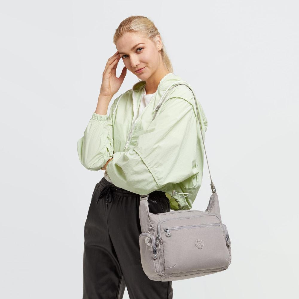 Kipling Gabbie medium skulderveske Grey Gris-Veske-BagBrokers