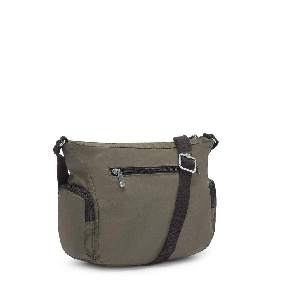Kipling Gabbie small skulderveske green moss-Veske-BagBrokers