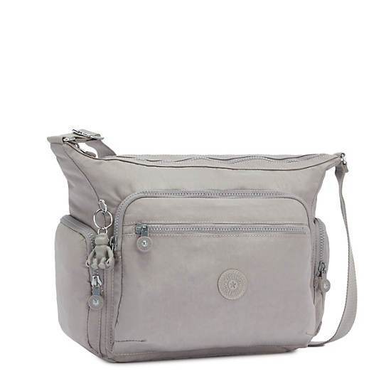 Kipling Gabbie small skulderveske grey gris-Veske-BagBrokers