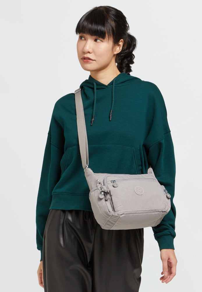 Kipling Gabbie small skulderveske grey gris-Veske-BagBrokers