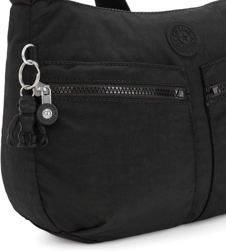 Kipling Izellah Medium Crossbody skulder veske Black Noir-Veske-BagBrokers