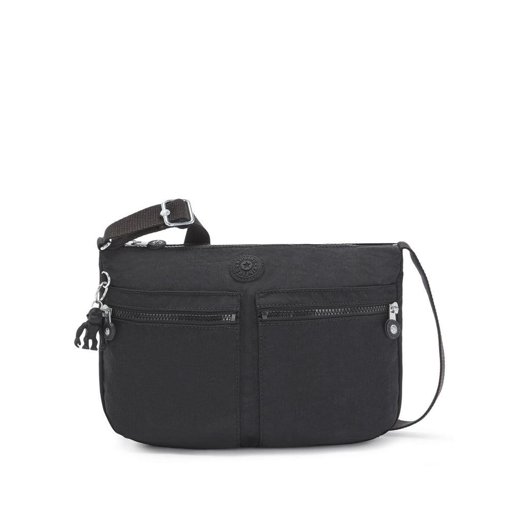 Kipling Izellah Medium Crossbody skulder veske Black Noir-Veske-BagBrokers