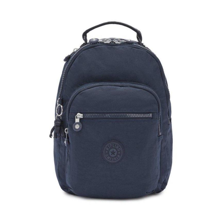 Kipling Seoul S ryggsekk Blue Bleu-Ryggsekker-BagBrokers