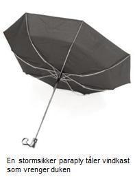 Paraplyer-Knirps T 200 Duomatic Stormsikker Unisex Paraply Svart-BagBrokers