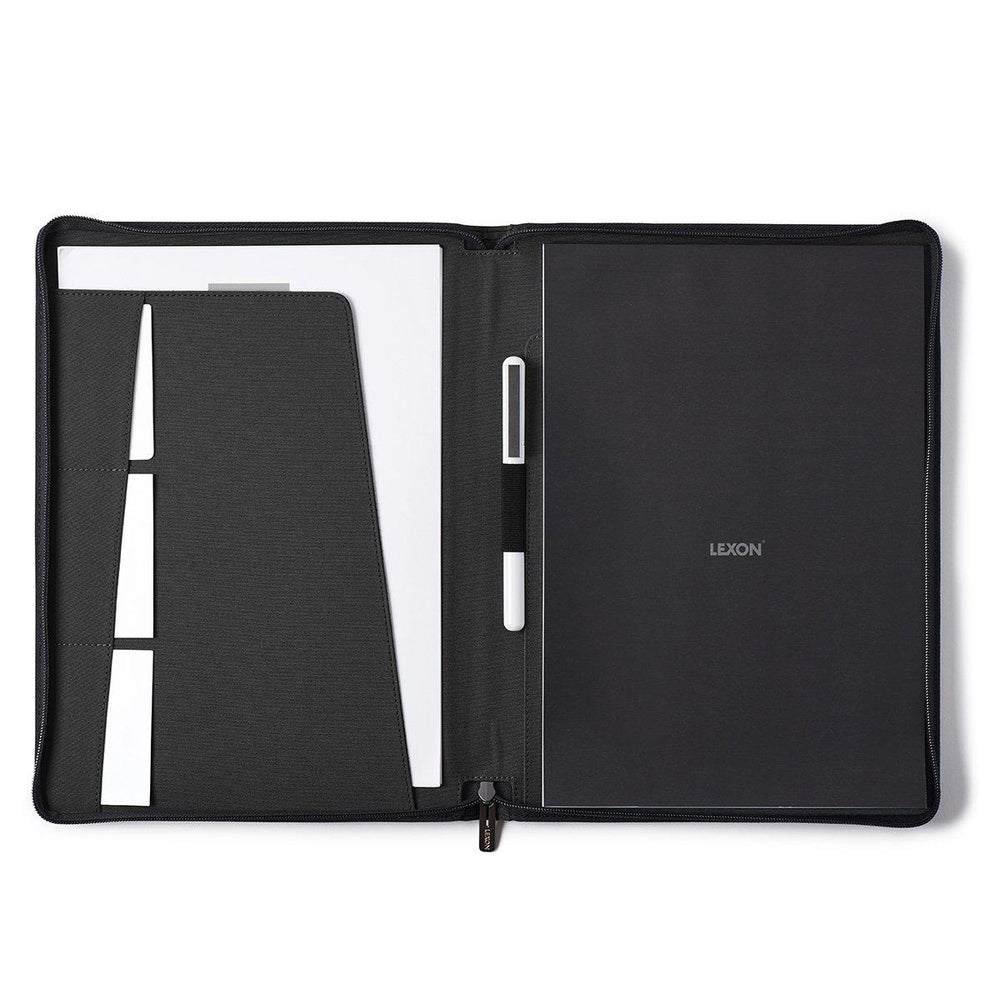 LEXON Premium + LN 2700 A4 Folder, Sort Glidelåsmappe-Business-BagBrokers