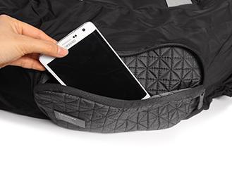 Bagger-Lexon Peanut Collection. Sammenleggbar Sport/Weekend Duffel bag Sort-BagBrokers