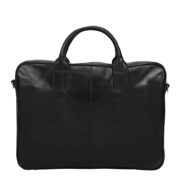 Business-Nord Leather. Mac One laptop veske i kalveskinn 15" Sort-BagBrokers