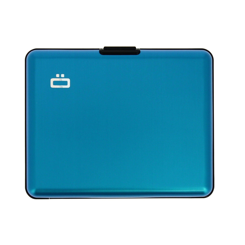 Ögon Designs BIG Stockholm Aluminium Wallet, den originale ,Blue-Lommebok/ Kortholder-BagBrokers