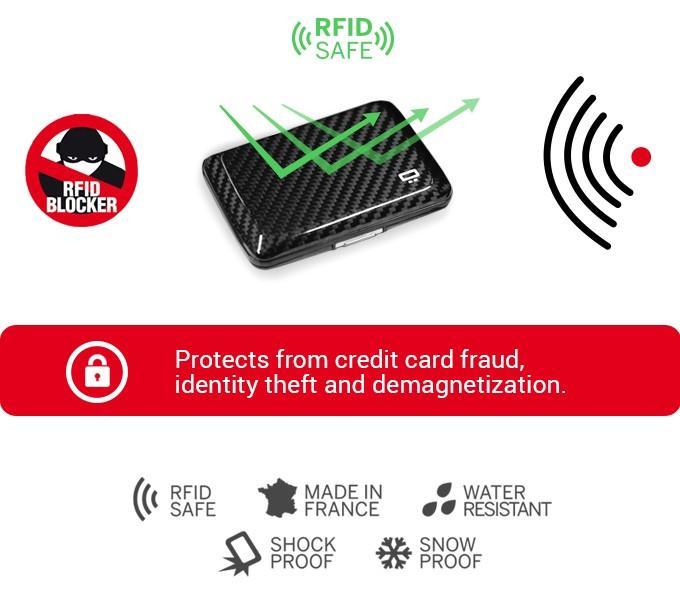 Lommebok/ Kortholder-Ögon Design. Karbonfiber kortholder Sort-BagBrokers