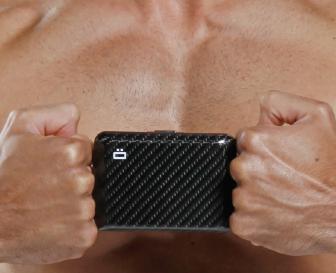 Lommebok/ Kortholder-Ögon Design. Karbonfiber kortholder Sort-BagBrokers