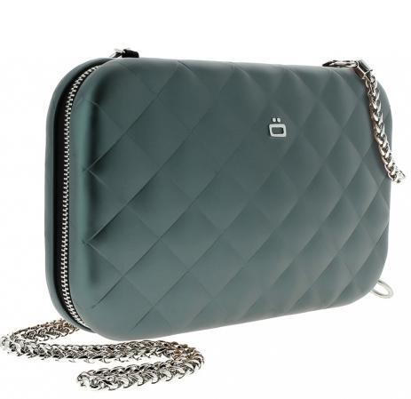 Damevesker-Ögon Designs - Quilted Aluminium Crossover/ Clutch veske platinium-BagBrokers