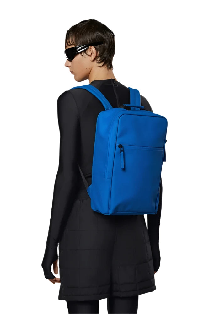Rains BOOK Backpack Blå-Ryggsekker-BagBrokers