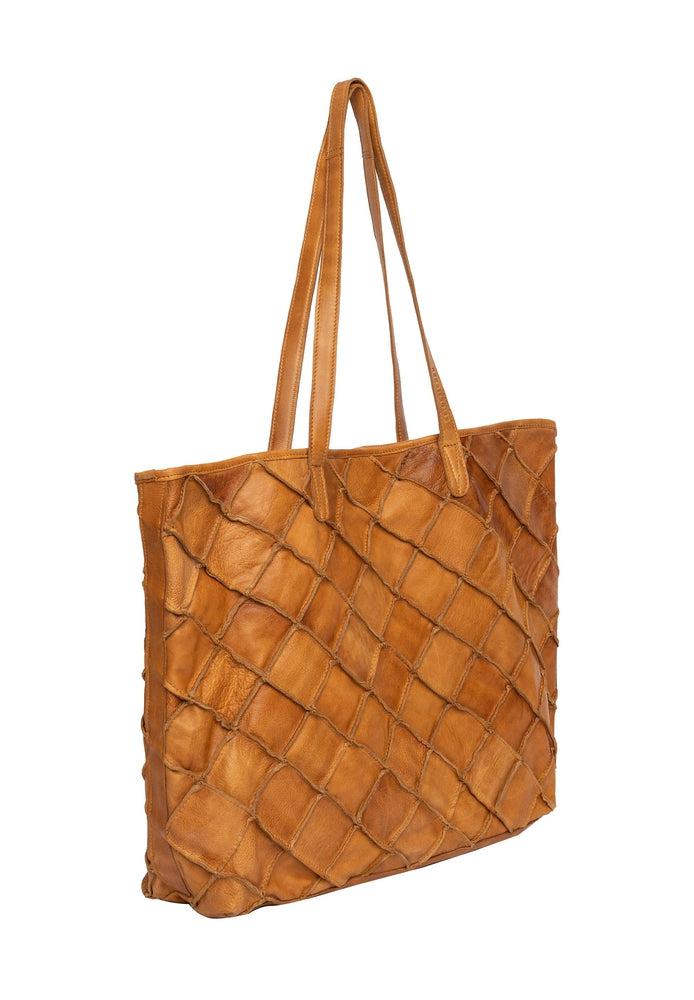 Re:Designed by Dixie Caia skulderveske i skinn Burned Tan-Damevesker-BagBrokers