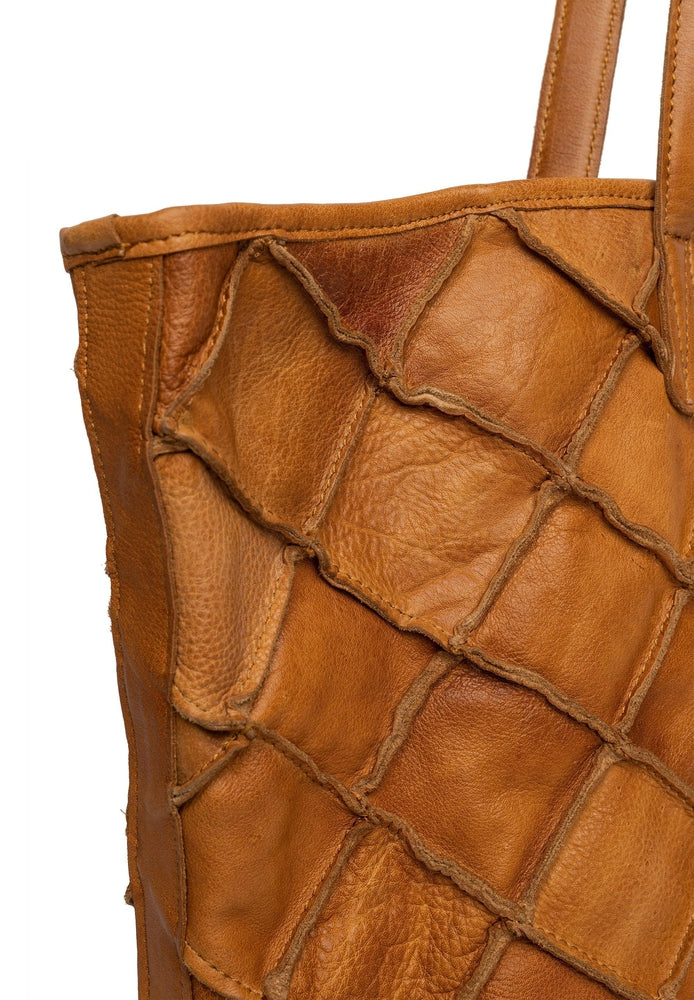 Re:Designed by Dixie Caia skulderveske i skinn Burned Tan-Damevesker-BagBrokers