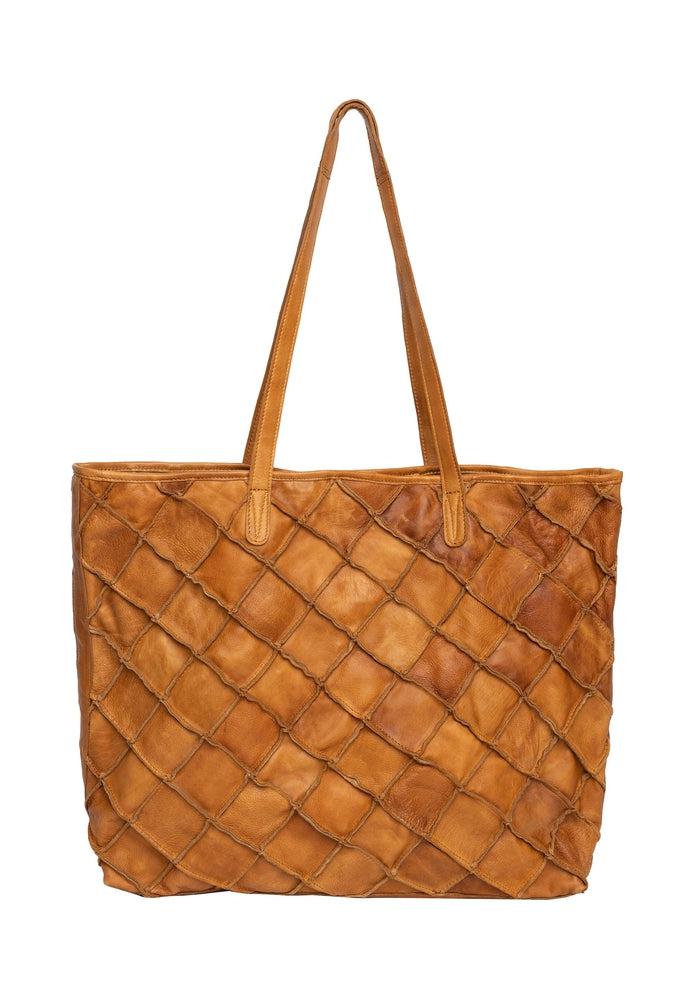 Re:Designed by Dixie Caia skulderveske i skinn Burned Tan-Damevesker-BagBrokers