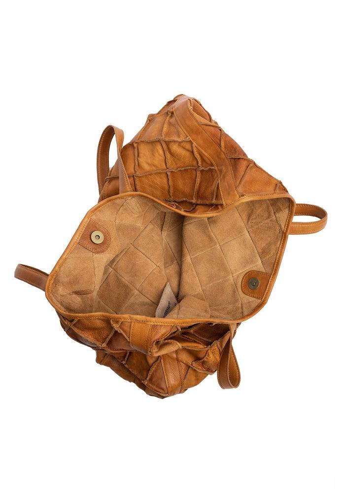 Re:Designed by Dixie Caia skulderveske i skinn Burned Tan-Damevesker-BagBrokers