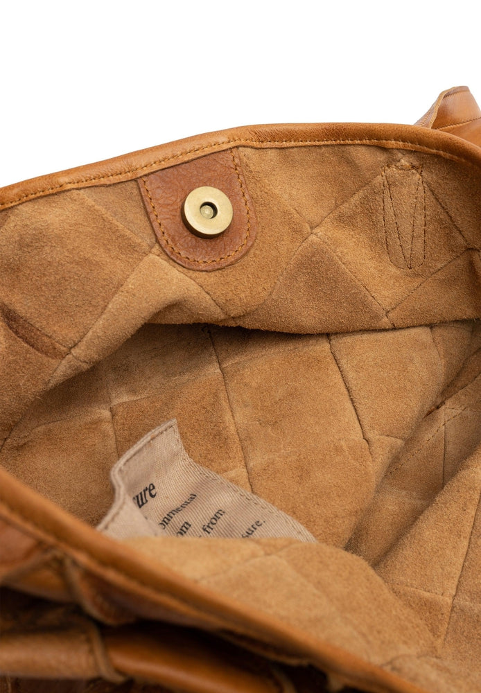 Re:Designed by Dixie Caia skulderveske i skinn Burned Tan-Damevesker-BagBrokers