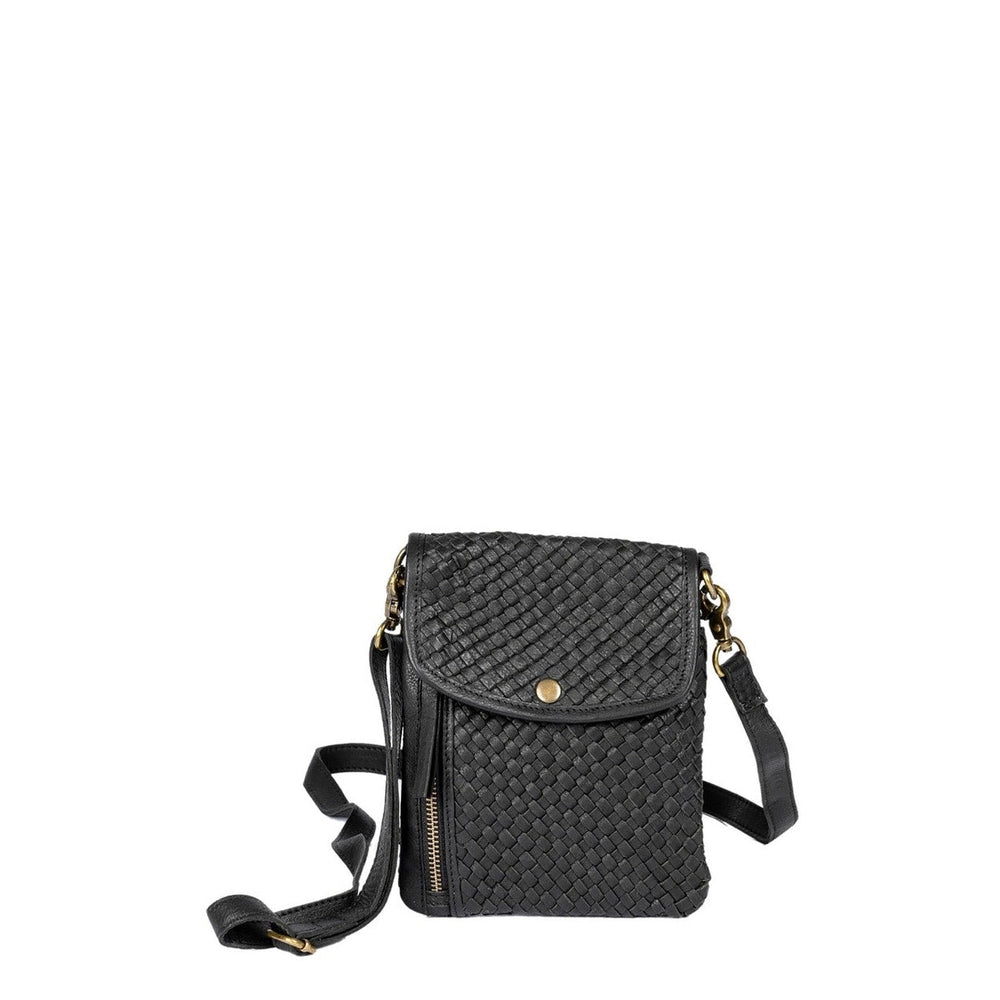 Re:Designed by Dixie Lynsey Urban liten skulderveske i skinn Svart-Damevesker-BagBrokers