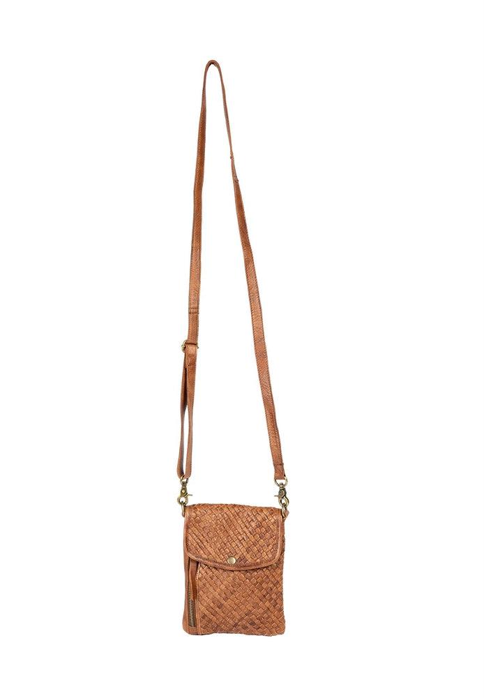 Re:Designed by Dixie Lynsey Urban liten skulderveske i skinn Walnut-Damevesker-BagBrokers