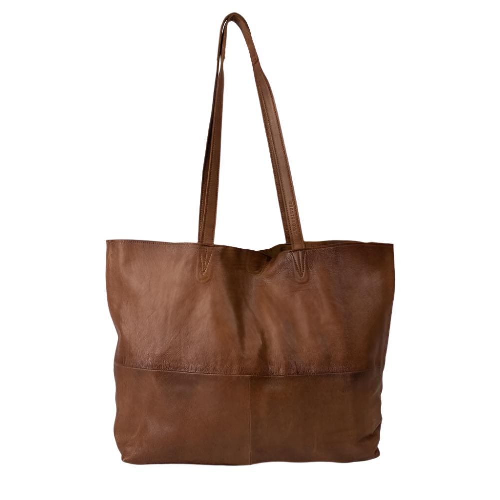 Re:Designed by Dixie Marlo Urban skulderveske i skinn Walnut-Damevesker-BagBrokers