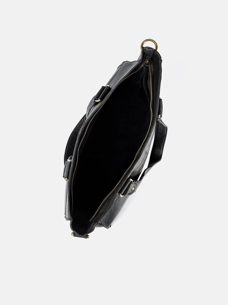 Re:Designed by Dixie Molly Urban skulderveske i skinn Svart-Damevesker-BagBrokers