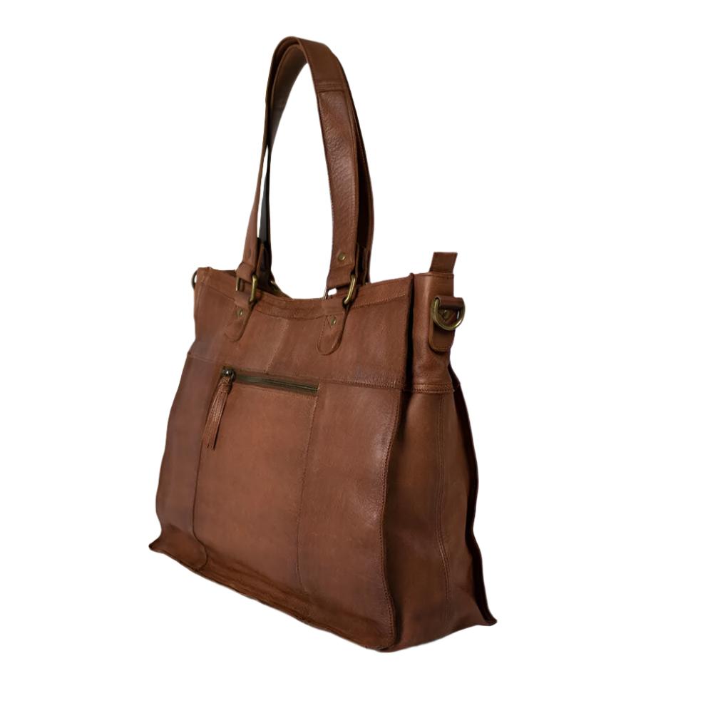 Re:Designed by Dixie Molly Urban skulderveske i skinn Walnut-Damevesker-BagBrokers