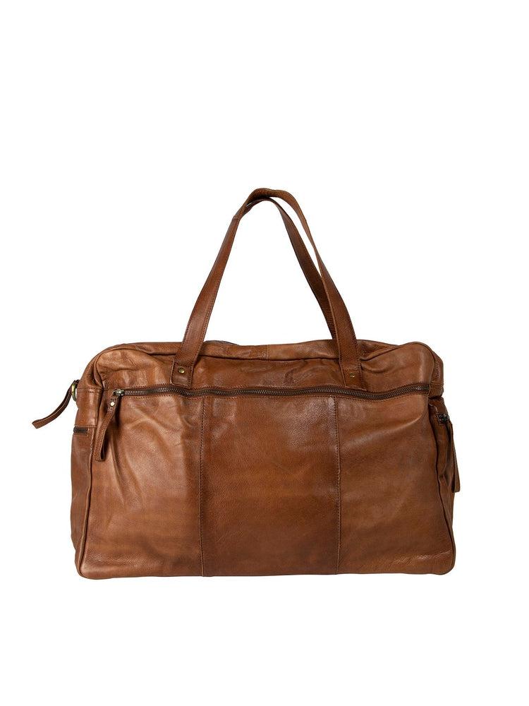 Re:Designed by Dixie Signe Urban Weekend Bag i skinn Walnut-Bagger-BagBrokers