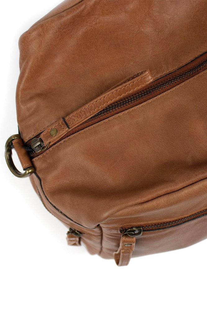 Re:Designed by Dixie Signe Urban Weekend Bag i skinn Walnut-Bagger-BagBrokers