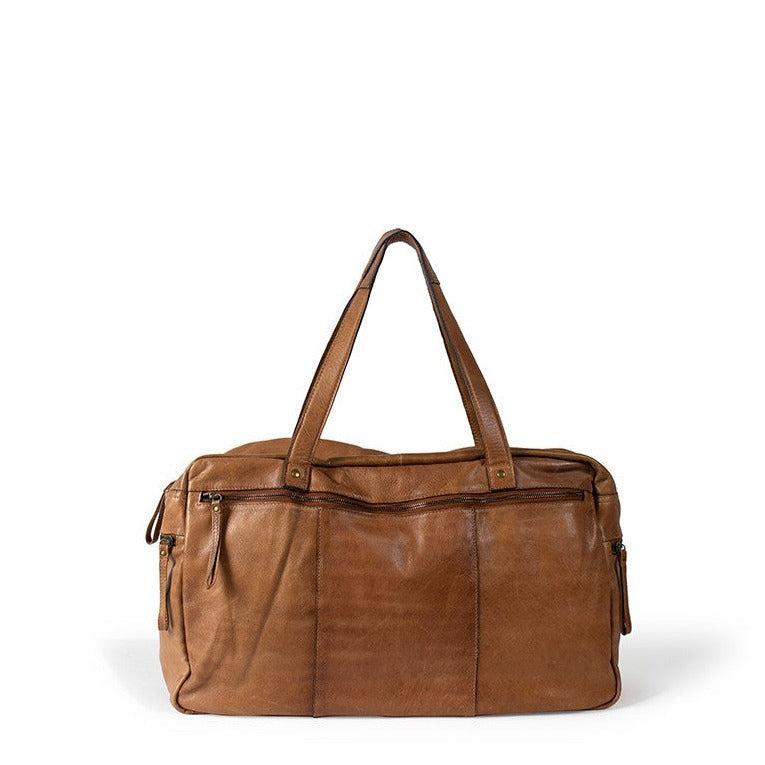 Re:Designed by Dixie Signe Urban Weekend Bag i skinn Walnut-Bagger-BagBrokers